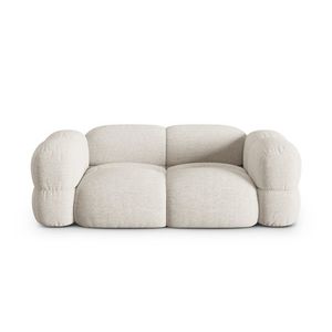 Canapea 3 locuri, Loretto, Cosmopolitan Design, 210x100x68 cm, tesatura structurata, bej imagine