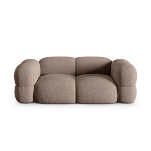 Canapea 3 locuri, Loretto, Cosmopolitan Design, 210x100x68 cm, tesatura structurata, cappuccino imagine