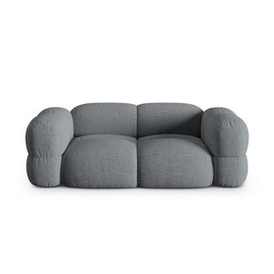 Canapea 3 locuri, Loretto, Cosmopolitan Design, 210x100x68 cm, tesatura structurata, gri imagine