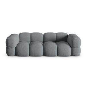 Canapea 4 locuri, Loretto, Cosmopolitan Design, 250x100x68 cm, tesatura structurata, gri imagine