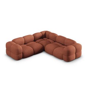 Coltar simetric 4 locuri, Loretto, Cosmopolitan Design, 250x250x68 cm, tesatura structurata, corai imagine