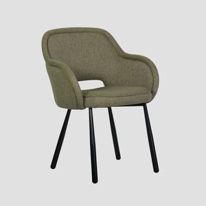 Scaun Campea, Homla, 61x61x84 cm, metal/poliester, verde olive imagine