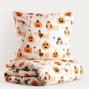 Lenjerie de pat King Size, Ghost Town, Homla, 3 piese, 200x220 cm, microfibra din poliester, multicolor imagine