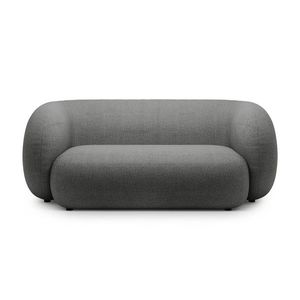 Canapea modulara 2 locuri, Kate, Micadoni, 183x99x76 cm, tesatura boucle, gri inchis imagine
