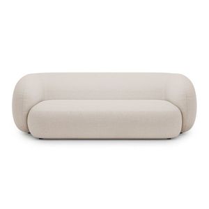 Canapea modulara 3 locuri, Kate, Micadoni, 213x99x76 cm, tesatura boucle, bej imagine