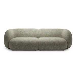 Canapea modulara 4 locuri, Kate, Micadoni, 243x99x76 cm, tesatura structurata, verde muschi melanj imagine