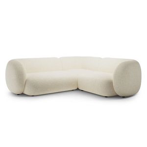 Coltar dreapta 4 locuri, Kate, Micadoni, 252x220x76 cm, tesatura structurata, bej deschis imagine
