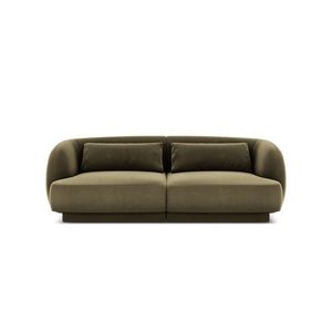 Canapea 2 locuri, Tulum, Cosmopolitan Design, 180x90x70 cm, catifea, verde imagine
