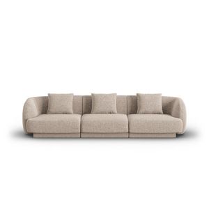 Canapea 3 locuri, Tulum, Cosmopolitan Design, 255x90x70 cm, tesatura chenille, bej imagine