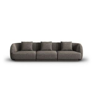 Canapea 3 locuri, Tulum, Cosmopolitan Design, 255x90x70 cm, tesatura chenille, gri imagine