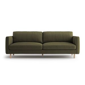 Canapea 4 locuri, Eden, Micadoni, 209x92x90 cm, catifea, verde muschi melanj imagine