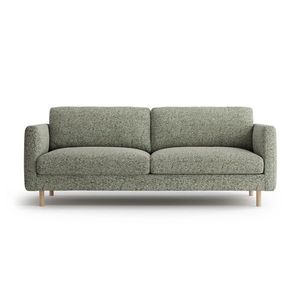 Canapea 3 locuri, Eden, Micadoni, 173x92x90 cm, tesatura structurata, verde muschi melanj imagine