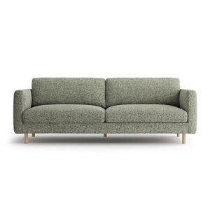 Canapea 4 locuri, Eden, Micadoni, 209x92x90 cm, tesatura structurata, verde muschi melanj imagine