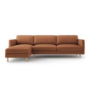 Coltar stanga 4 locuri, Eden, Micadoni, 286x150x90 cm, catifea, miere imagine