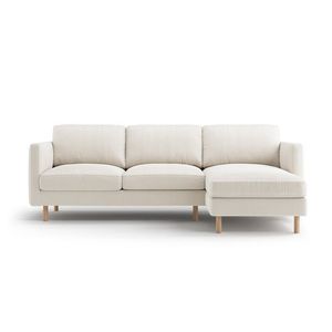 Coltar dreapta 3 locuri, Eden, Micadoni, 250x150x90 cm, catifea, bej imagine