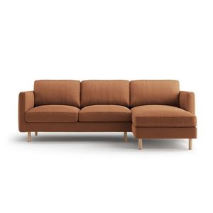 Coltar dreapta 3 locuri, Eden, Micadoni, 250x150x90 cm, catifea, miere imagine