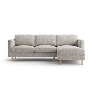 Coltar dreapta 3 locuri, Eden, Micadoni, 250x150x90 cm, tesatura structurata, bej melange imagine