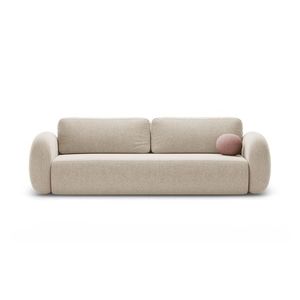 Canapea extensibila 3 locuri, Tonale, Cosmopolitan Design, 262x105x88 cm, tesatura chenille, bej inchis imagine