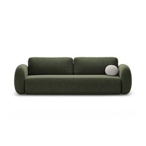 Canapea extensibila 3 locuri, Tonale, Cosmopolitan Design, 262x105x88 cm, tesatura chenille, verde imagine