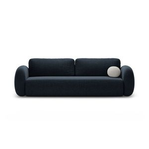 Canapea extensibila 3 locuri, Tonale, Cosmopolitan Design, 262x105x88 cm, tesatura chenille, albastru navy imagine