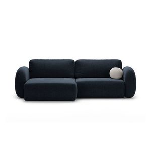 Coltar extensibil reversibil 4 locuri, Tonale, Cosmopolitan Design, 262x149x88 cm, tesatura chenille, albastru navy imagine