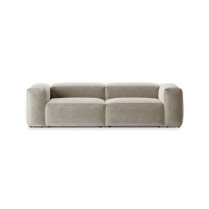 Canapea 3 locuri, Bergamo, Cosmopolitan Design, 264x108x70 cm, tesatura structurata, bej imagine