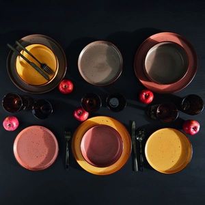 Serviciu de masa 18 piese Urban Bruges, Tognana Porcellane, ceramica, multicolor imagine