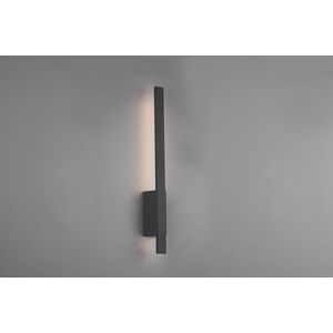 Aplica de perete pentru exterior Tawa, TRIO, 5x6.5x50 cm, 7.5W, 1x SMD, aluminiu, antracit imagine