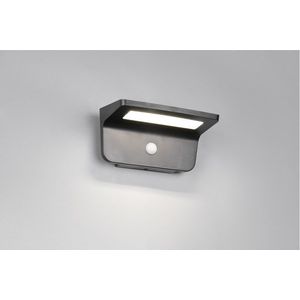 Aplica de perete pentru exterior Atico, RL, 20x13x10 cm, 8W, 1x SMD, plastic, negru mat imagine