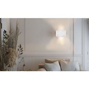 Aplica de perete Zandor, TRIO, 18x6x13 cm, 6.5W, 1x LED, metal, alb mat imagine