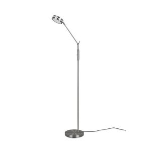 Lampadar Franklin, TRIO, 23x41x133 cm, 6.5W, 1x SMD, metal, argintiu mat imagine