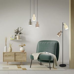 Lustra Agudo, TRIO, 30x150 cm, 40W, 3x E27, metal, multicolor imagine
