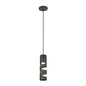 Lustra Stream, TRIO, 8x150 cm, 10W, 1x GU10, metal, negru mat imagine
