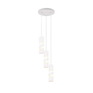 Lustra Stream, TRIO, 30x150 cm, 10W, 3x GU10, metal, alb mat imagine