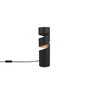 Lampa de masa Stream, TRIO, 12x35 cm, 10W, 1x GU10, metal, negru mat imagine
