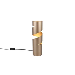 Lampa de masa Stream, TRIO, 12x35 cm, 10W, 1x GU10, metal, bronz imagine