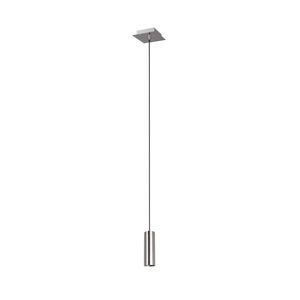 Lustra Marley, TRIO, 12x12x150 cm, 35W, 1x GU10, metal, argintiu mat/negru imagine