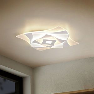 Plafoniera Akita, TRIO, 50x50x5.5 cm, 56W, 1x SMD, metal, alb mat imagine