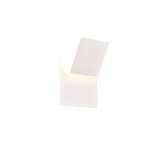 Aplica de perete Mio, TRIO, 18x6.5x18 cm, 6W, 1x SMD, metal, alb mat imagine