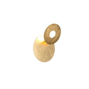 Aplica de perete Leano, TRIO, 6.5x18 cm, 6W, 1x SMD, metal, auriu imagine