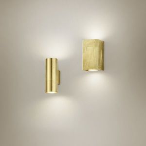 Aplica de perete Cleo, TRIO, 8x8x15 cm, 35W, 2x GU10, metal, auriu imagine