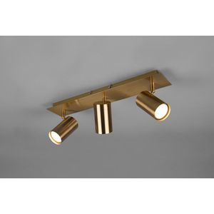 Plafoniera Marley, TRIO, 48x9x15 cm, 35W, 3x GU10, metal, bronz antic imagine