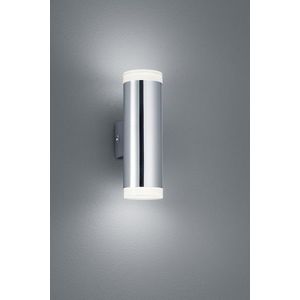 Aplica de perete Ray, TRIO, 5.2x8x16.6 cm, 4W, 2x SMD, plastic, argintiu imagine