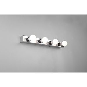 Aplica de perete Theatro, TRIO, 55x8.5x6 cm, 10W, 4x E27, metal, argintiu imagine