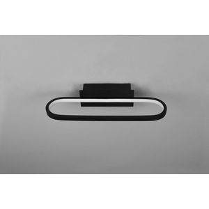 Aplica de perete Gianni, TRIO, 40x14.8x7.5 cm, 17W, 1x SMD, metal, negru mat imagine