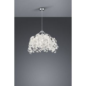 Lustra Leavy, RL, 38x150 cm, 28W, 1x E27, metal, alb/argintiu imagine