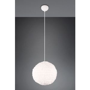 Lustra Furry, RL, 35x150 cm, 10W, 1x E27, plus sintetic, alb imagine