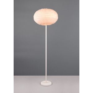 Lampadar Furry, RL, 50x154 cm, 10W, 1x E27, plus sintetic, alb imagine