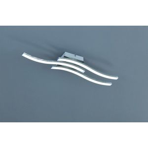 Plafoniera Route, RL, 56x12x7 cm, 5W, 3x SMD, metal, argintiu mat imagine