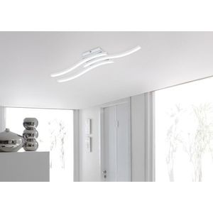 Plafoniera Route, RL, 56x12x7 cm, 5W, 3x SMD, metal, alb mat imagine